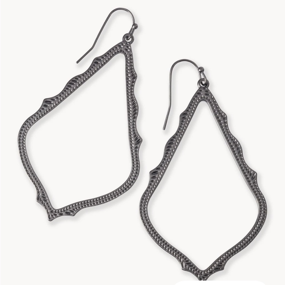 Kendra Scott Sophia Drop Earrings in Gunmetal